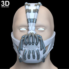 BANE BATMAN Helmet 3D Printed