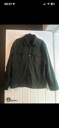 Men green corduroy trucker - green,