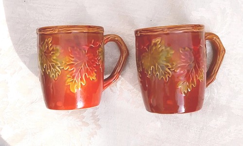 Vtg rustic fall stoneware - vtg,