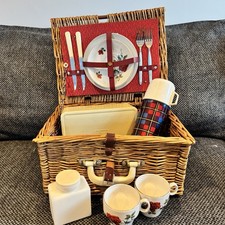 Vintage Brexton Picnic Hamper