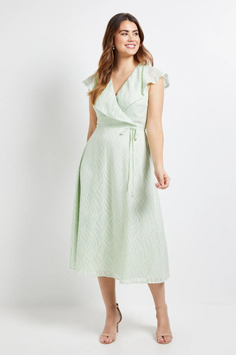 Wallis mint fit flare dress - wallis,