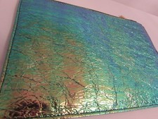 Whistles Cracked Iridescent Clutch Bag