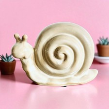 Large Novelty Ceramic Snail