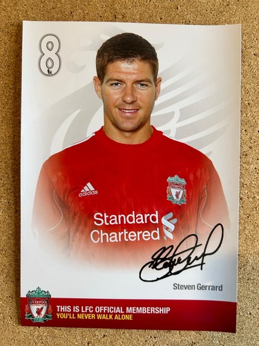 Steven gerrard signed - steven,