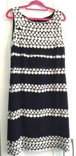 Phase Eight navy/white lace