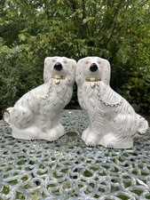 Extremely Rare Genuine Pair Of Beswick Old English Dogs 1378/2 11.5 In 1955-1972