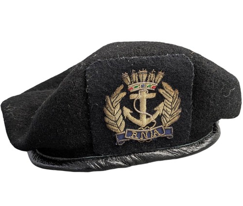 Royal navy wool beret - wool, black