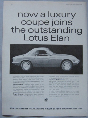 1965 lotus elan original - 1965,