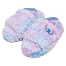 STITCH DISNEY GIRLS MULTICOLOUR SLIPPERS OFFICIAL SLIDER SLIPPERS UK SIZE 8-2