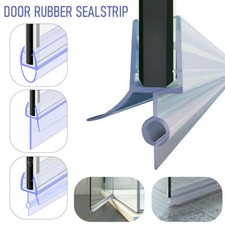 Rubber Plastic Bath Shower Screen Door Seal Strip for Thickness 4-6mm Gap 7-30mm