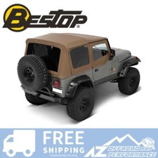 Bestop Supertop NX Tinted No Doors Spice For 88-95 Jeep Wrangler YJ