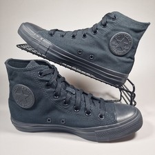 Converse All Star Triple Black High Top Unisex Size UK 6 Skate Shoes Trainers