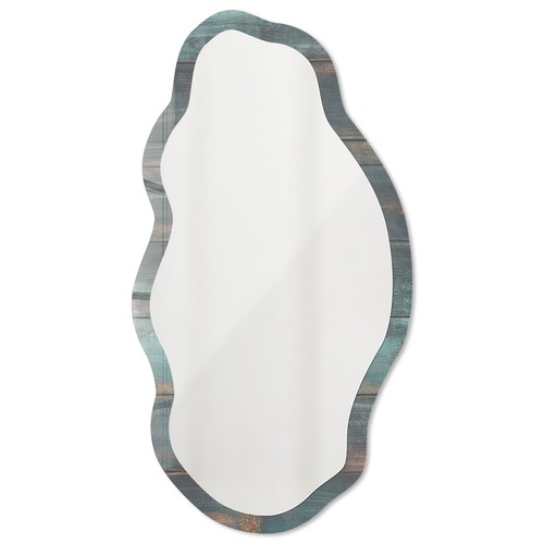 Ornate wall mirror with - ornate,