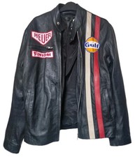 Heuer Firestone Gulf Leather Jacket