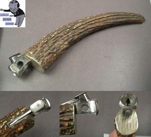 Large cigar cutter with horn - cigar,