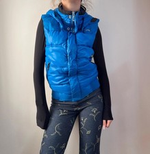 Winter G-Star RAW streetwear women’s 6-8 padded hooded gilet blue city sporty