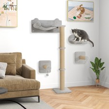 PawHut 4 Piece Cat Wall