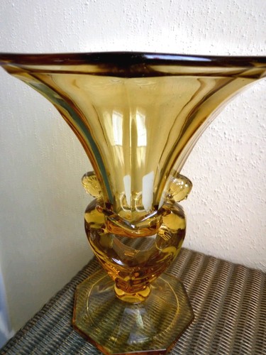 Art deco glass dual lady - glass, "dual