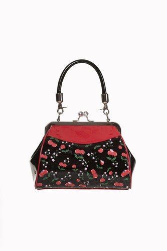 Black retro cherry - cherry, 50s