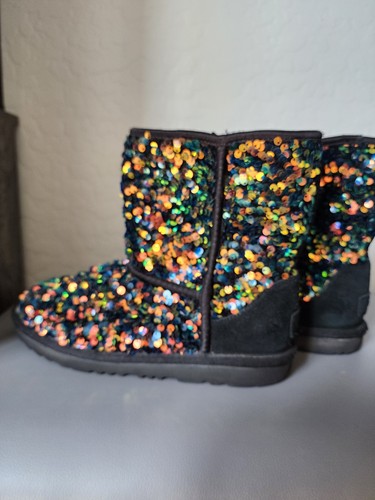 Ugg kids sequin black - ugg,