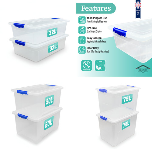 Pack plastic stackable - of,