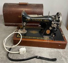 Vintage Singer 99K  Knee Operated  Electric Sewing Machine