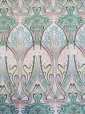 Art deco lawn cotton pink - cotton,