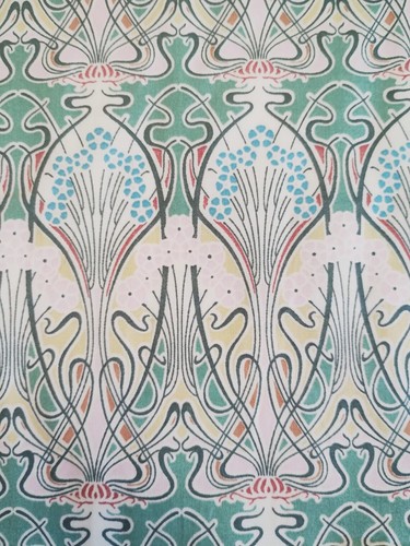 Art deco lawn cotton pink - lawn,