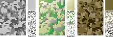 A5 AIRBRUSH STENCILS MILITARY ARMY DIGITAL CAMOUFLAGE TEXTURE PLATE CAMO
