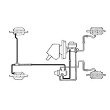Complete Braided Brake Line