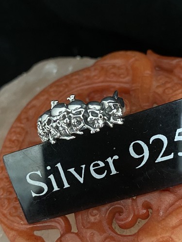 Silver multi skull band - multi,