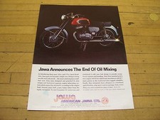 Vintage Jawa Motorcycle
