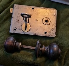 Old Vintage door rim lock