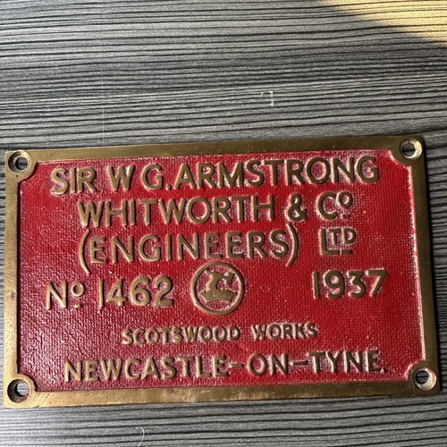 Sir armstrong whitworth - w.g.,