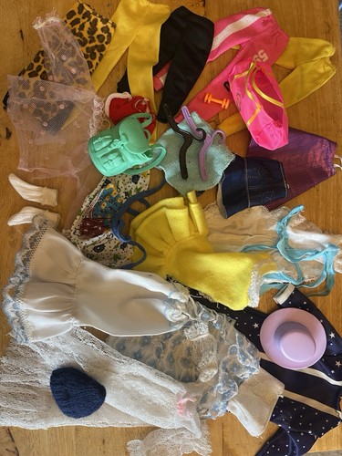 Various vintage dolls clothes - vintage,