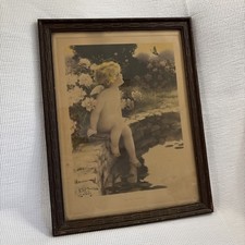 A Vintage Cherub Child Print