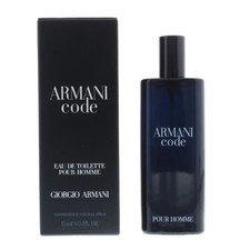 Giorgio Armani Code Pour Homme Eau de Toilette Men's Oriental Spicy Scent 15ml