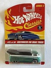 Diecast Hot Wheels Classics S2 2005 Customized Volkswagen VW Drag Truck MOC
