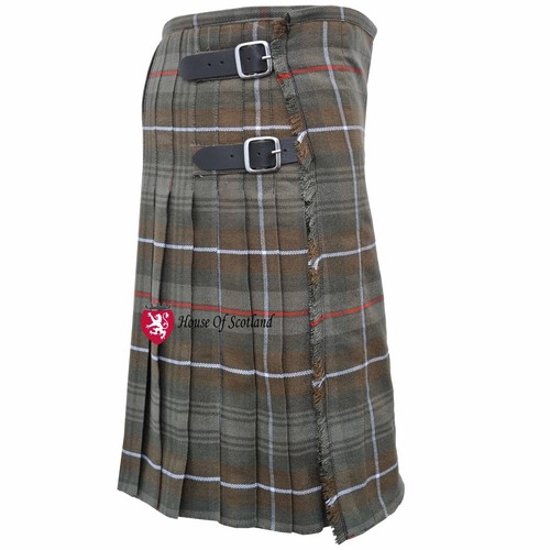 Weathered makenzie tartan kilt - weathered,