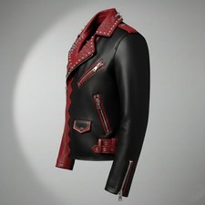 Men’s Punk Studded Leather