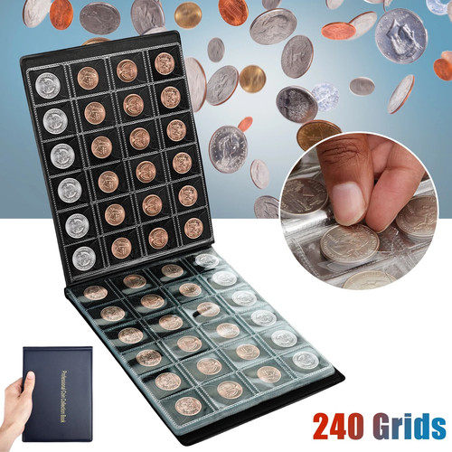 240 coin collection book - 240,