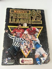 Premier League 95 Sticker Book Incomplete