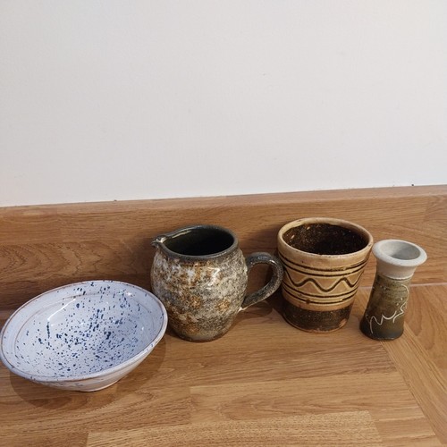 Set studio pottery items - set, 4