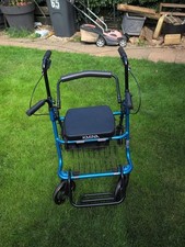 Days Adjustable Mobility Trolley Hand Brakes Walker Indoor Kitchen 4 Wheels