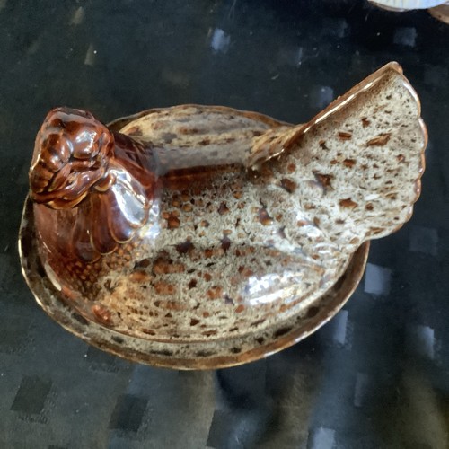 Vintage fosters pottery brown - fosters,