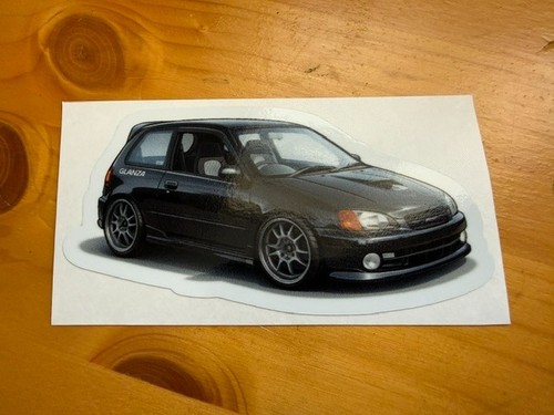 Toyota starlet glanza - toyota, cartoon