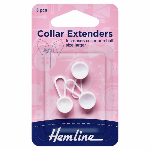 Hemline 3x12mm white - 3x12mm, collar
