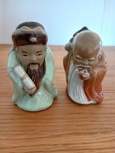 Pair vintage chinese - chinese, mudman