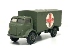 Dinky Toys Fordson Military Ambulance 626 Green Diecast Vintage Collectible 1965