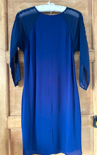 Reiss purple shift dress 8 - reiss,